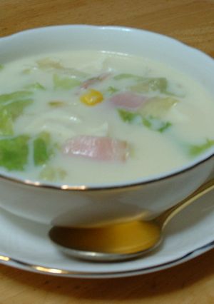 豆乳繊維たっぷりスープ-レシピのメイン写真