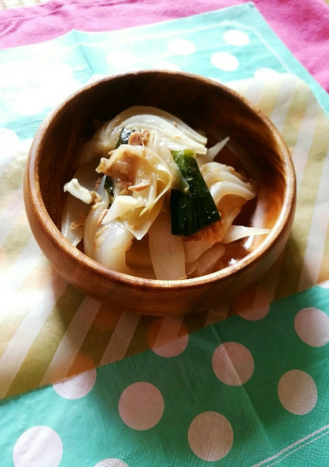 新玉ねぎとツナのほったらかし煮-レシピのメイン写真