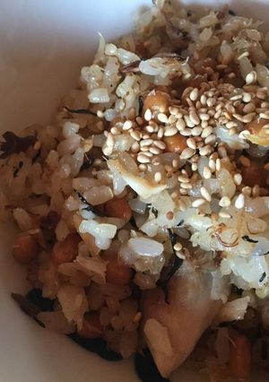 納豆と鯖の塩焼きのチャーハン-レシピのメイン写真