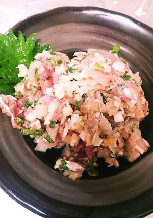 ☆鰺のなめろう☆-レシピのメイン写真