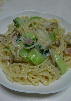 ベーコンとしめじの超簡単クリームパスタ☆-レシピのメイン写真