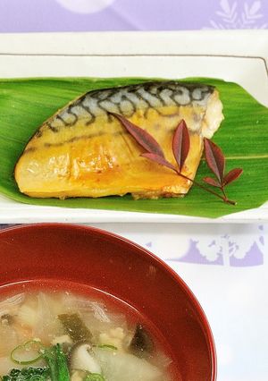 鯖の塩麹　味噌漬け焼き【学校給食】-レシピのメイン写真