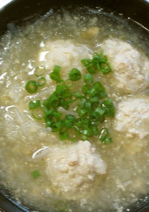 肉団子の大根みぞれ汁・豚ミンチ・春雨-レシピのメイン写真