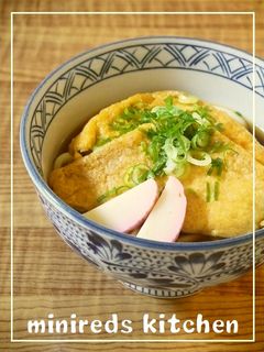 きつねうどん-レシピのメイン写真