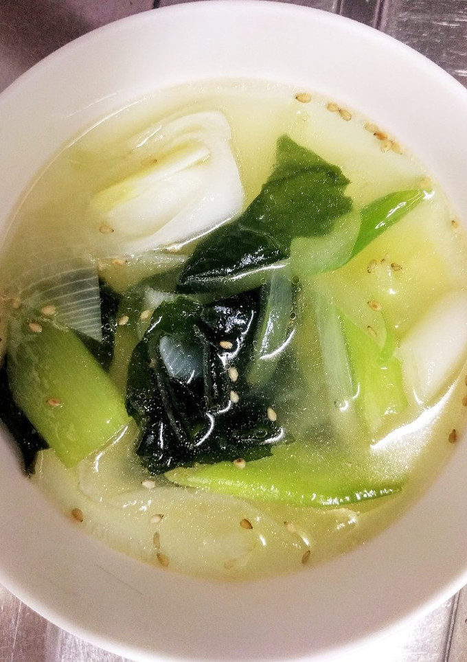 ネギとワカメの中華スープ☆-レシピのメイン写真