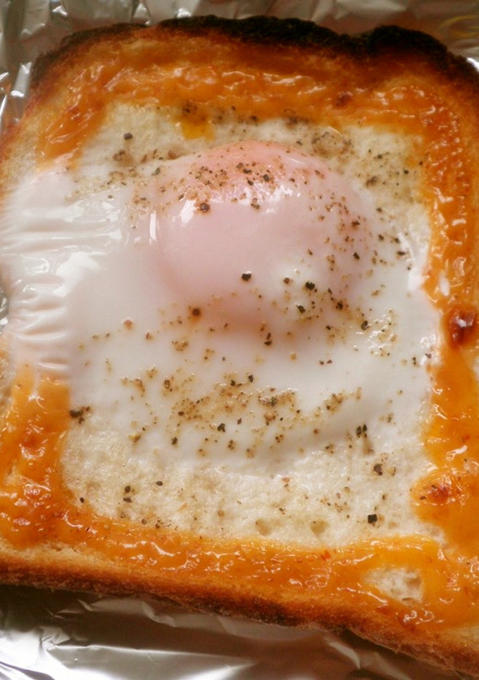 トースト♥目玉焼き風-レシピのメイン写真