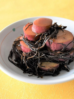 あらめとさつま芋の煮物(精進料理)-レシピのメイン写真