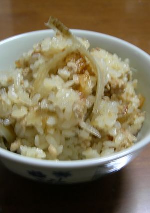 牛蒡と鶏ミンチの炊き込みご飯-レシピのメイン写真