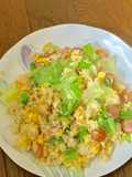 夏に爽やか・レモン風味のレタス炒飯