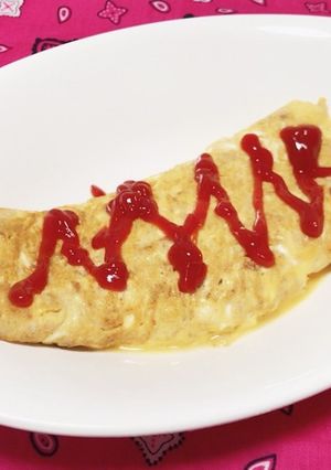 ツナチーズオムレツ-レシピのメイン写真