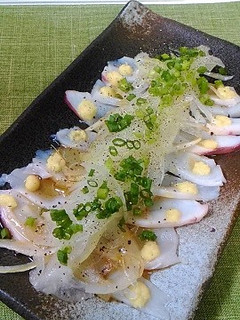 たこの中華風カルパッチョ♪-レシピのメイン写真
