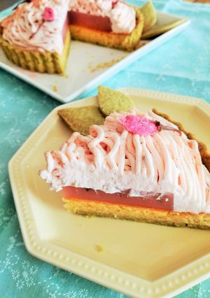 桜のモンブランタルト-レシピのメイン写真