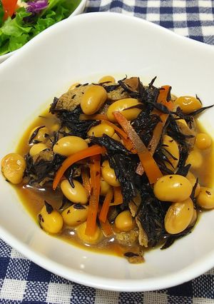 【龍愛】ひじきの炒め煮-レシピのメイン写真