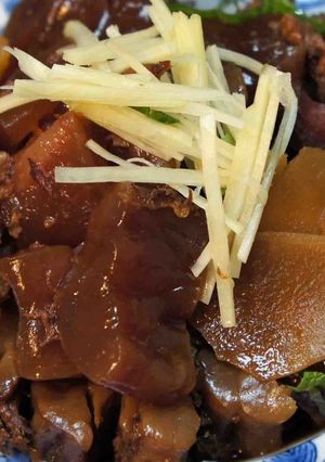クジラの筋煮込み-レシピのメイン写真