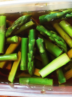 アスパラの麺つゆ(めんみ)漬け-レシピのメイン写真