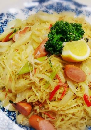 肉なしでも大満足！パスタ風焼そば☆-レシピのメイン写真