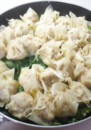 レモンで食べる塩バター焼売-レシピのメイン写真