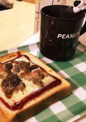ピザ風トースト-レシピのメイン写真