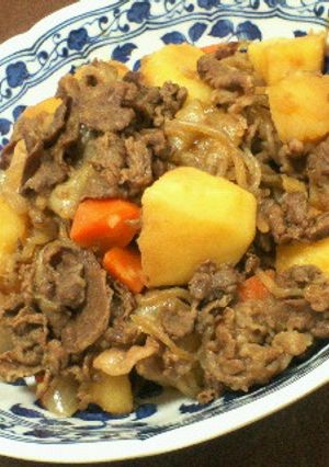 フライパンで作る★肉々しい肉じゃが-レシピのメイン写真