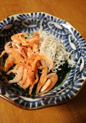 釜揚げ桜海老としらすの和え物-レシピのメイン写真