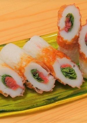 簡単 梅と大葉のチクワ巻き-レシピのメイン写真