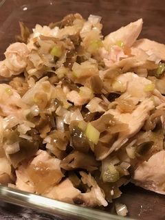 おつまみレシピ☆ササミと搾菜の和えもの-レシピのメイン写真