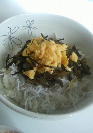 簡単・ヘルシー★高菜としらすのどんぶり-レシピのメイン写真