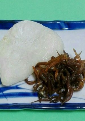 餅のいかなご釘煮添え-レシピのメイン写真