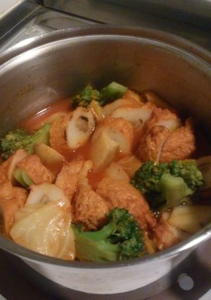 練り物のトマト煮込み-レシピのメイン写真