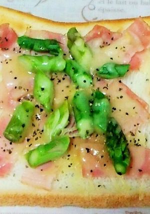 爽やかチーズベーコンアスパラトースト-レシピのメイン写真