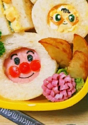 お弁当に♪ハムフラワーのレタスロール-レシピのメイン写真