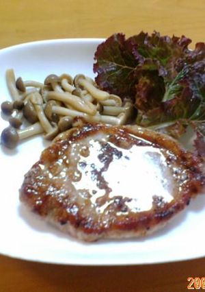 豚ロースのマヨネーズ焼き＆しめじの醤油煮-レシピのメイン写真