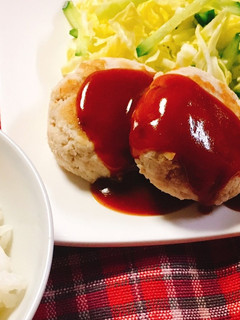 #おからと豆腐でヘルシーハンバーグ-レシピのメイン写真