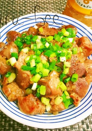悶絶酒の伴♡砂肝のたまねぎカンタン酢炒め-レシピのメイン写真