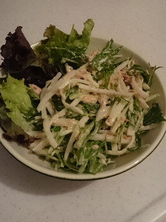 大根と水菜とツナのサラダ-レシピのメイン写真