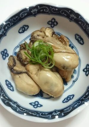 調味料１つ！たった３分で♡牡蠣のポン酢煮-レシピのメイン写真