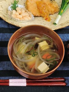 岩のりのすまし汁【学校給食】-レシピのメイン写真