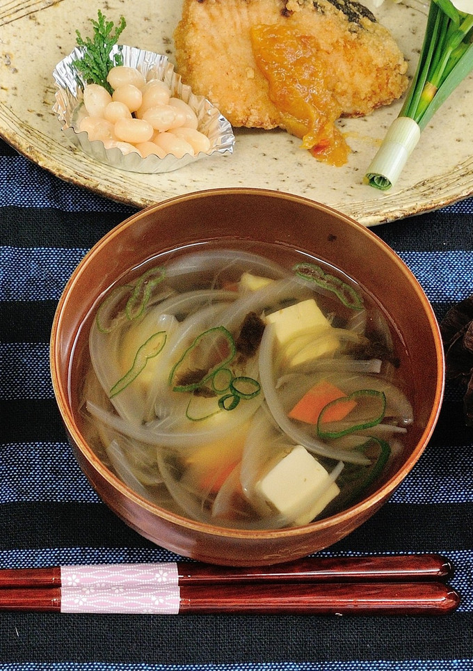 岩のりのすまし汁【学校給食】-レシピのメイン写真