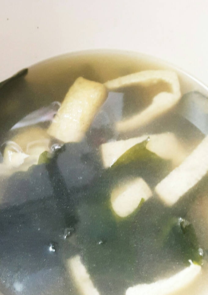 油揚げとワカメのスープ-レシピのメイン写真