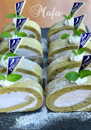 卵白消費！抹茶のロールケーキ-レシピのメイン写真