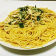 柚子胡椒と蒸し鶏のさっぱりパスタ