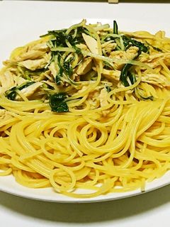 柚子胡椒と蒸し鶏のさっぱりパスタ-レシピのメイン写真