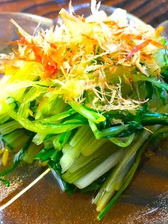 あと一品に☆シャキッと水菜のお浸し-レシピのメイン写真