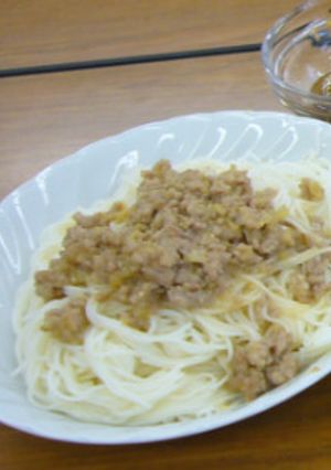 肉味噌そうめん-レシピのメイン写真