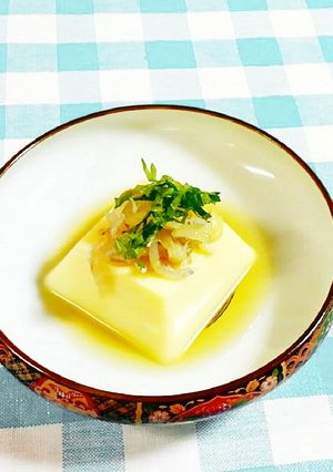 たまご豆腐に、もやし&エノキ♪-レシピのメイン写真