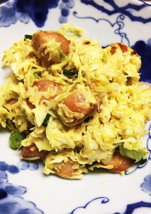 カレー味のキャベツサラダ-レシピのメイン写真