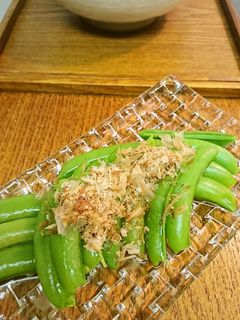 スナップエンドウの煮びたし-レシピのメイン写真