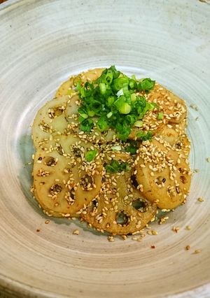 レンコンきんぴらの胡麻まぶし-レシピのメイン写真