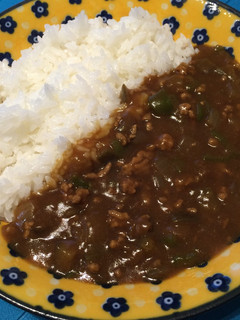 時短!なすとピーマンのひき肉カレー-レシピのメイン写真
