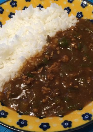 時短!なすとピーマンのひき肉カレー-レシピのメイン写真